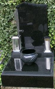 Černý + míisa, váza a lampa